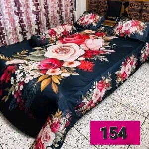 ১০০% ওয়াটারপ্রুফ 3D প্রিন্ট বিছানার চাদর।