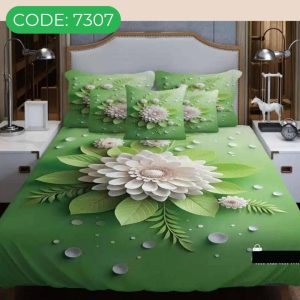 ১০০% ওয়াটারপ্রুফ 3D প্রিন্ট বিছানার চাদর।