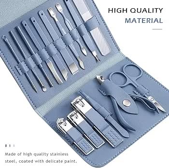 16PCS Stainless Steel Manicure & Pedicure Set – Professional Kit - Image 3
