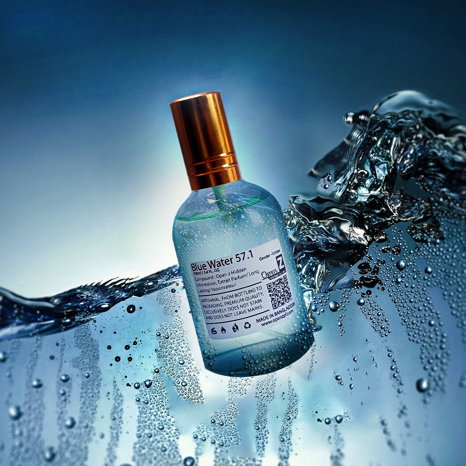 Blue Water 57.1 Perfume 100 ml - Image 2