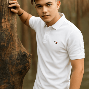 Tommy Hilfiger Relaxed Fit Polo Shirt (Men’s) – White Edition
