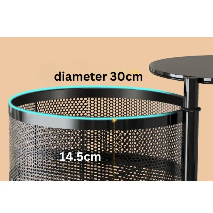 4 Layer Round Shape Kitchen Rack - Image 5