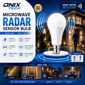 Max World 15W Motion Sensor Auto ON/OFF LED Light