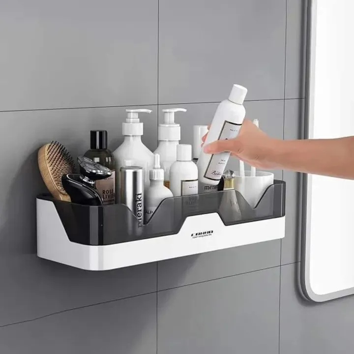 Premium Bathroom Corner Shelf | Shower Gel & Shampoo Holder | Storage Rack Organizer - Image 2
