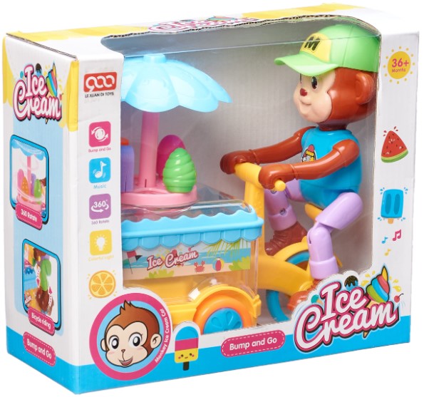 Bump And Go Monkey Ice Cream Toy for Kids || 7003 - Image 3